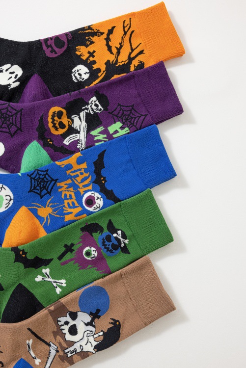 Halloween crew socks detail 2
