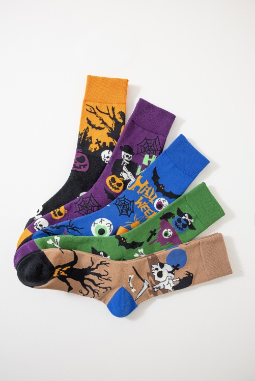 Halloween crew socks detail 3