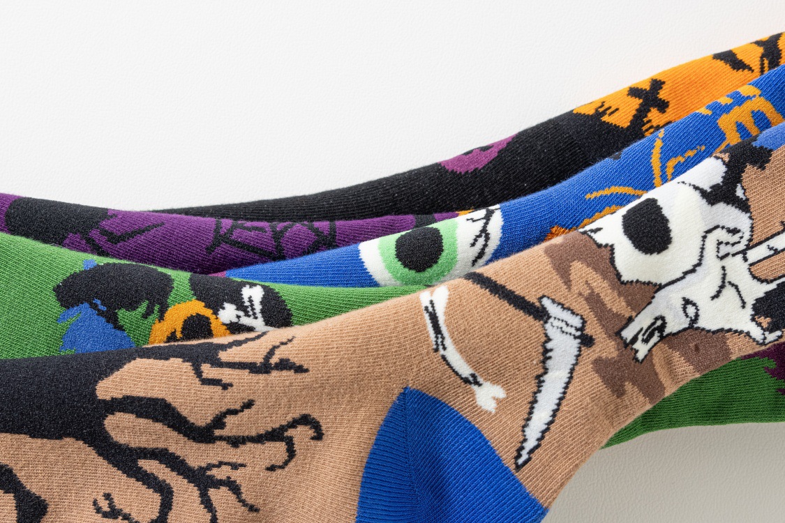 Halloween crew socks detail 5